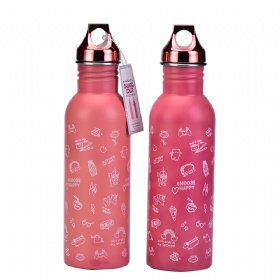 304 Stainless Steel Drink Bottles Temperature sensitive Color changing Sports Outdoor Water Bottles