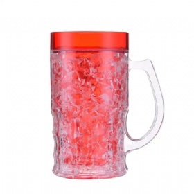 Large capacity beer cup bpa free water bottle summer double simple cold kettle with handle plastic environmental protection