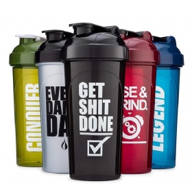 Custom Logo BPA Free Plastic 16oz 25oz Shaker Cup Protein Shake Sports Gym Protein Shaker Bottle