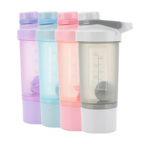 500ml plastic shaker bottle