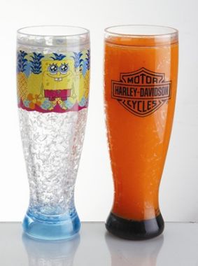 plastic double wall freezer MUG